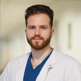 Portrait of Jānis Kristaps Vasiļonoks, medical staff member